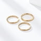 thumbnail image 5 of Juego de 3 anillos con diseño dorado Anillo luminoso Accesorios de moda para regalo, 5 of 7