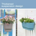 thumbnail image 4 of Hadanceo Hanging Flower Pot Large Capacity Impact Resistance Drain Hole Design Plant Container Flowerpot Garden Supplies, 4 of 8