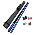 thumbnail image 3 of Colaxi 149cm Billiard Cue Pool Table Sticks Replacement 1/2 Segmented Portable with 10mm Tip Pool Cue Sticks for Home Break Room Bar blue, 3 of 8