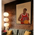 thumbnail image 3 of LOLUIS Inspirational Quotes Wall Art, Sports Motivational Art Print Decor Gifts for Home Office, Basketball Superstar Poster (Unframed 12"x18"), 3 of 5