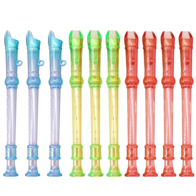 SHISUYAN 10 Pcs Clarinettes pour Enfants Débutants Petites Clarinettes à 6 Trous Instruments