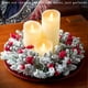 thumbnail image 2 of Decoraciones de Navidad Al Aire Libre, Decoraciones de Vela de Guirnalda para la Corona de Decoración de la Mesa de Navidad para la Puerta, Decoraciones de Navidad Al Aire Libre para el Uso Interior D, 2 of 7