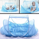 thumbnail image 1 of Moisés azul Plegable Portátil Mosquitero para Bebe de viaje con Colchon CLICMANIA Moises Plagable Portatil, 1 of 3