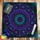 thumbnail image 1 of Mantel de Tarot personalizable, Péndulo de cristal, tela de Altar, astrología, brujería, oráculo pagano, tapete de tarjeta grande qym unisex, 1 of 2