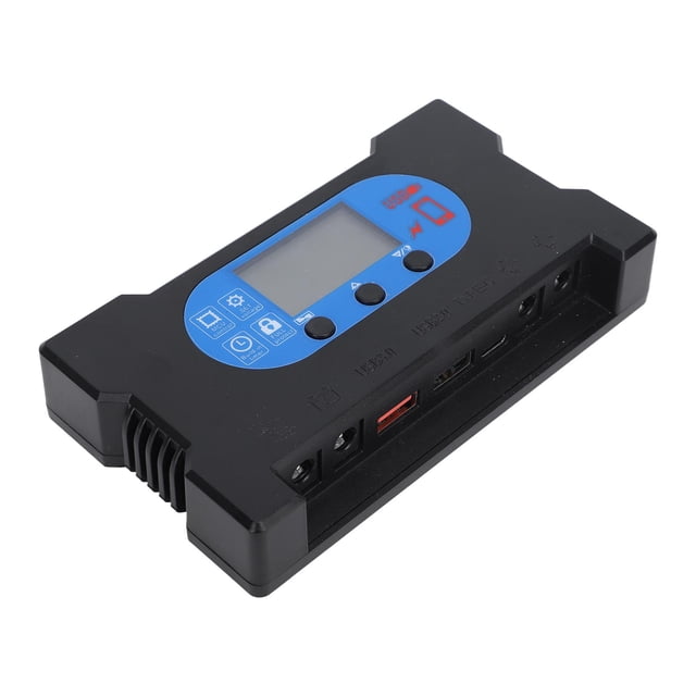 5V Solar Controller, Solar Panel Controller With HD Display Dual USB Port Solar Controller For Outdoor Use