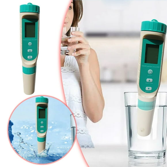 Riforla TDS Water Quality Testing Pen 7 in 1 Analyzing PH///TEMP/ Salinity Function Water Quality Tester Measuring Tools