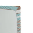 thumbnail image 2 of Ambesonne Aqua Fitted Sheet, Horizontal Stripes Lines, Twin XL Size, Seafoam Umber and White, 2 of 2