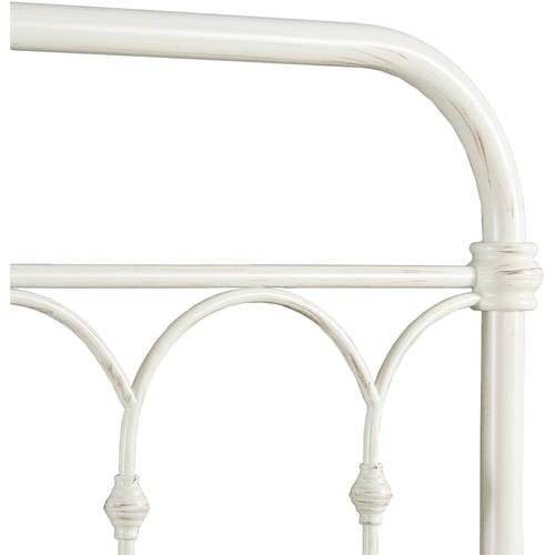 Chelsea Lane Abingdon Classic Metal Full Bed, White