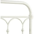 thumbnail image 5 of Chelsea Lane Abingdon Classic Metal Full Bed, White, 5 of 7
