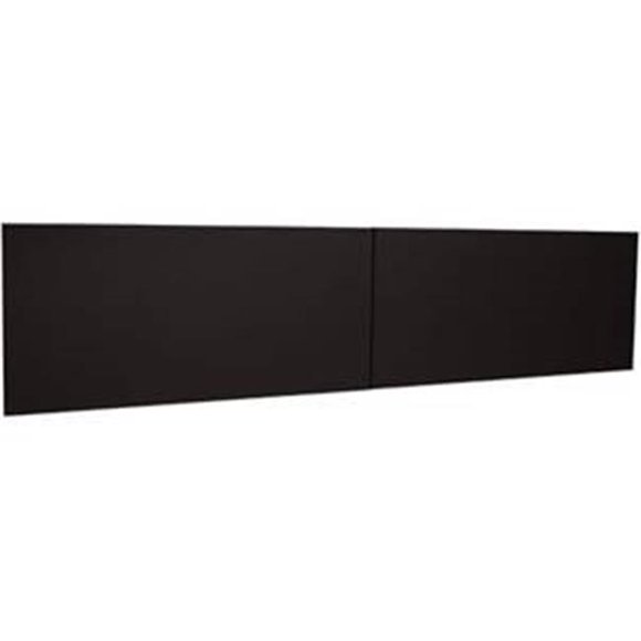 Commercial Desk Series Black Stack-on Hutch, 72 in.