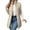 Khaki, variant on Inleife Womens Outerwear Vests Women's Solid Color Sleeveless Cotton Jacket Sleeveless Cotton Jacket