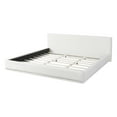 thumbnail image 2 of Christopher Knight Home Velvet Upholstered King Bed, Solid Wood Platform Bed Frame, White, 2 of 7