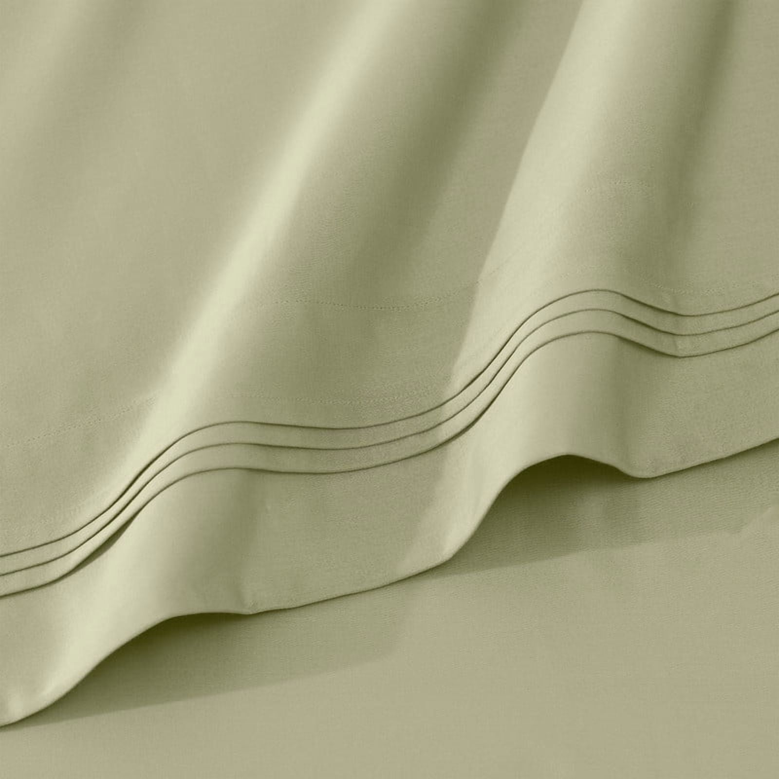 Superior 1000 Thread Count Egyptian Cotton Sheet Set, Deep Pocket Bed Sheets, King, Sage