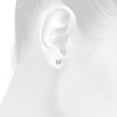 thumbnail image 5 of 10K Yellow Gold Round Diamond Small Butterfly Stud Themed Earrings 0.12 Ct., 5 of 5