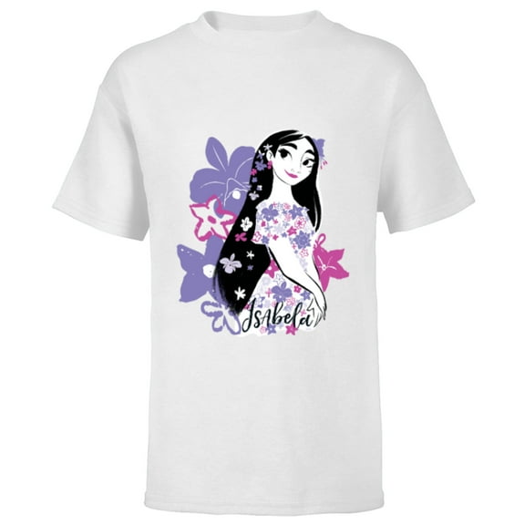 Disney Encanto Isabela Madrigal Pretty Pose - Short Sleeve T-Shirt for Kids - Customized-White