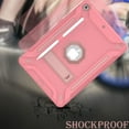 thumbnail image 6 of Dteck Rugged Case for Apple iPad 9th / 8th / 7th Gen, iPad 10.2 inch Case 2021/2020/2019, Hybrid Shockproof Armor 3-Layer Drop Protection Kids Protective Cover for 10.2" iPad Case,Rosegold, 6 of 6