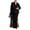Black Onyx, variant on Women's Plus Size Dramatic Tiered Tulle Blazer