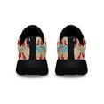 thumbnail image 4 of Turtle American flag Shoes Sneakers for Women Men Black Size 4.5, 4 of 7