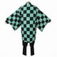 thumbnail image 2 of Demon Slayer Kimetsu No Yaiba Tanjirou Kamado Cosplay Costume Kimono Halloween Anime Uniform Set For Adult Kids, 2 of 5