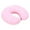 Pink, variant on 1 Pc Adult Cozy Soft Microfiber Neck Pillow for Travel U Shape Memory Foam Airplane Pillow Travel Neck Pillow Compact Machine Washable Perfect for Airplane, Car or Home Use, 10.62"x9.44", Gray