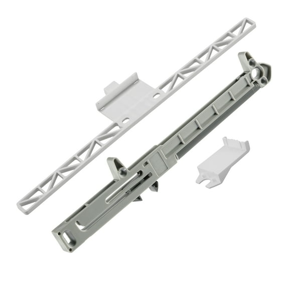 2 Pack Rok Soft-Close Cabinet Drawer Adapter for Metal Drawers in White & Gray Finish