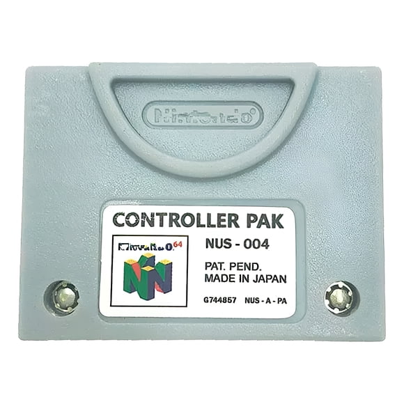 Memory Card Controller Pak 256kb Nintendo 64 Memoria N64