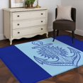 thumbnail image 5 of Navy Blue Anchor Area Rug 4x6 Washable Rug Non Slip Nautical Mandalas Boho Modern Abstract Large Area Rug Indoor Floor Carpet for Entryway Bedroom Kitchen Living Room Home Office Dining Room Nursery, 5 of 8
