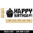 thumbnail image 2 of Happy Birthday Cupcake Teacher Student School Self-Inking Rubber Stamp Ink Stamper - Purple Ink - Large 2-3/4 Inch, 2 of 7