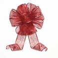 thumbnail image 2 of 1 Uds. Lazo de Navidad con purpurina grande, ramo de lazo rojo, decoraciones artesanales, colgantes de árbol de Navidad para boda, artesanías Diy, Dropshipping, 11 Feliz Sencillez, 2 of 5