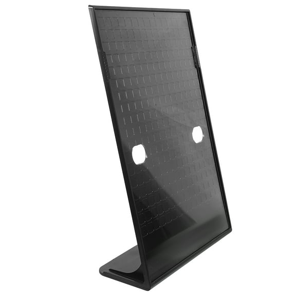 WORGEOUS Sign Holders Poster Stand Brochure Paper Display Table Rack Transparent