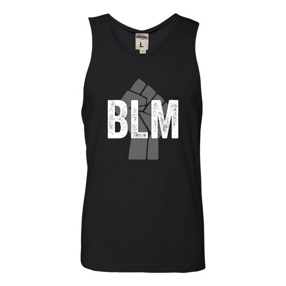 Adult Fist BLM Black Lives Matter Sleeveless Tank Top Cotton T-Shirt