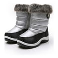 thumbnail image 6 of Apakowa Girls Insulated Warm Lined Winter Snow Boots Water Resistance (Toddler/Little Kid), 6 of 9