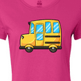 thumbnail image 4 of Inktastic Cute School Bus Women's T-Shirt, 4 of 5