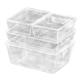 thumbnail image 1 of Caja de almacenamiento apilable en miniatura de 4 piezas para modelos de mini cotnainer con la de 1: 6 - Clear_Acrylic Acrílico transparente Sunnimix contenedor de casa de muñecas, 1 of 2