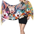 thumbnail image 6 of Animated Tiny Toons Looniversity Fringed Scarf Wrap Long Soft Winter Warm Tassel Scarf Neck Head Shawl Scarf, 6 of 8