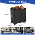 thumbnail image 2 of 34.3" Rolling Tool Chest with 6 Drawers - Mobile Garage Cabinet Organizer, All-Drawer Design for Small Parts & Tools, Heavy Duty Steel Construction, 2 of 4