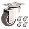 thumbnail image 3 of 4 ruedas giratorias universales TPR silenciosas de 360 grados de repuesto para muebles de silla de casa 38 ruedas de dirección, 3 of 15
