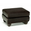 Softaly Piave Upholstery Ottoman, Dark Brown