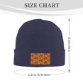 thumbnail image 3 of ZICANCN Christmas Cartoon Elk Knit Beanie Hat, Winter Cap Soft Warm Classic Hats for Men Women, Navy Blue, 3 of 8