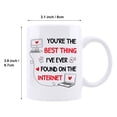 thumbnail image 5 of Valentines Gifts for her/Him,Ceramic Mugs Gift for Wife/Husband,Coffee Cups for Lover-11oz-White, 5 of 5