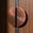 Brown, variant on Half-Round Pull Handle, Double-Sided Heavy-Duty Aluminum Push-Pull Handle, Commercial-Grade Glass Door Handle, for Wooden Doors
