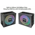 thumbnail image 2 of Thermaltake Toughpower 80Plus Gold Full Modular iRGB Plus Digital Power Supply - 750W, 2 of 10