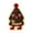 Brown, variant on Hyknon Christmas Floor Mat Christmas Decoration, Gingerbread House Shaped Non-Slip Ultra Soft Polyester Bathroom Rugs Decorative Rug for Living Room Bedroom Decor 20x31.5in
