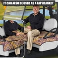 thumbnail image 5 of Whosucclay Anti-Slip Golf Cart Seat Protector for All-Season Use Summer, With 4 Storage Pockets with 4 Front Pockets Golf Cart Seat Cover, Jewel Tones, 5 of 7