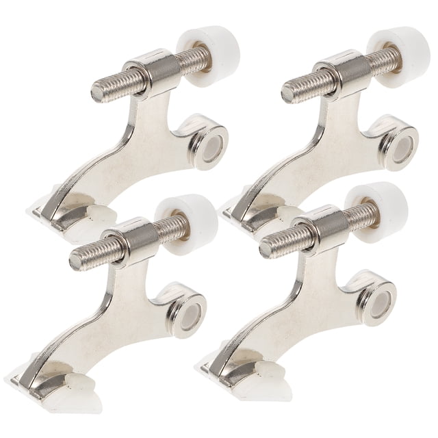 GOOHOCHY Portes de 4 piezas Pin de la puerta del pasador de la puerta ajustable Puerta de puerta pesada con parachoques de goma
