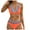 Orange, variant on vigerkar Women's Bikini Swimsuits V Neck High Waisted 2 Piece Bathing Suits Pink, S