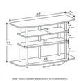 thumbnail image 6 of Furinno Frans Turn-N-Tube 4-Tier TV Stand for TV up to 46, Black Oak, 6 of 6