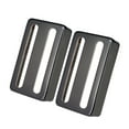 thumbnail image 4 of Cubiertas de pastilla Humbucker de latón shamjiam 2 piezas para guitarra eléctrica Negro, 4 of 6