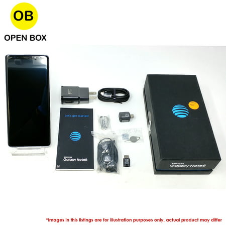 Open Box Galaxy Note 8 64GB N950U GSM Carrier Unlocked 6.3