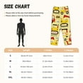 thumbnail image 4 of Picia Funny Construction Vehicles Womens Soft Woven Cotton Elastic Waistband Sleep Pajama Pant Lounge Sleep Pant With Pockets And Drawstring-Small, 4 of 9